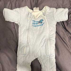 Magic Sleepsuit Baby Footie - Soft Blue
